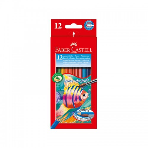 Pastelli acquerellabili 12 pezzi Faber Castell