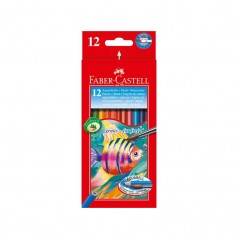 Pastelli acquerellabili 12 pezzi Faber Castell