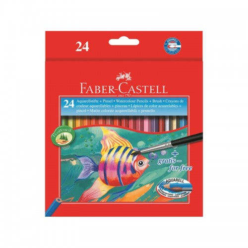 Pastelli acquerellabili 24 pezzi Faber Castell