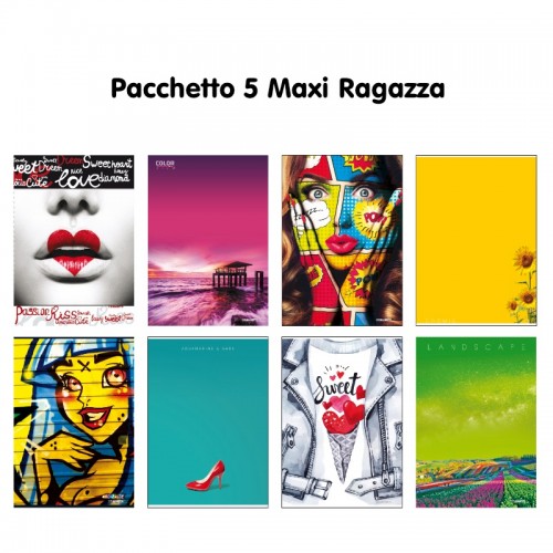 Maxi 1R pacco da 5 pezzi copertina Ragazza