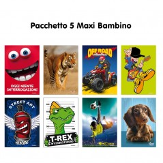 Maxi A pacco 5 pezzi copertine Bambino