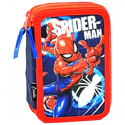 Astuccio 3 zip Spiderman