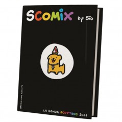 Diario Comix 16 mesi Medium Scottecs Nero