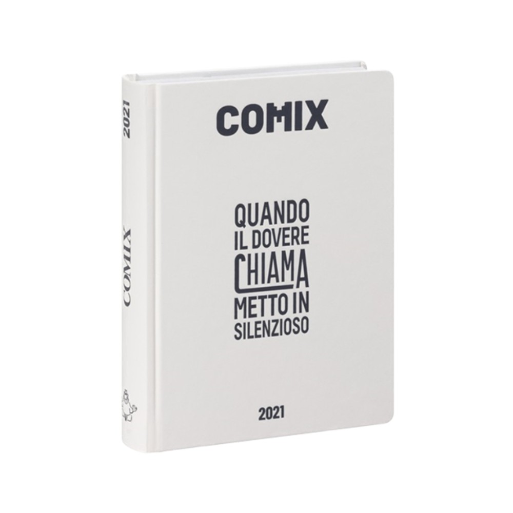 Diario Comix Standardl 16 mesi Bianco